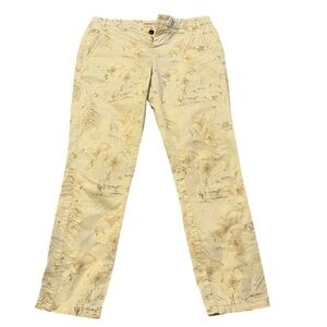 Marrakech by Anthropologie Garden Day‎ Chinos Pants Floral Print Women’s Size 27
